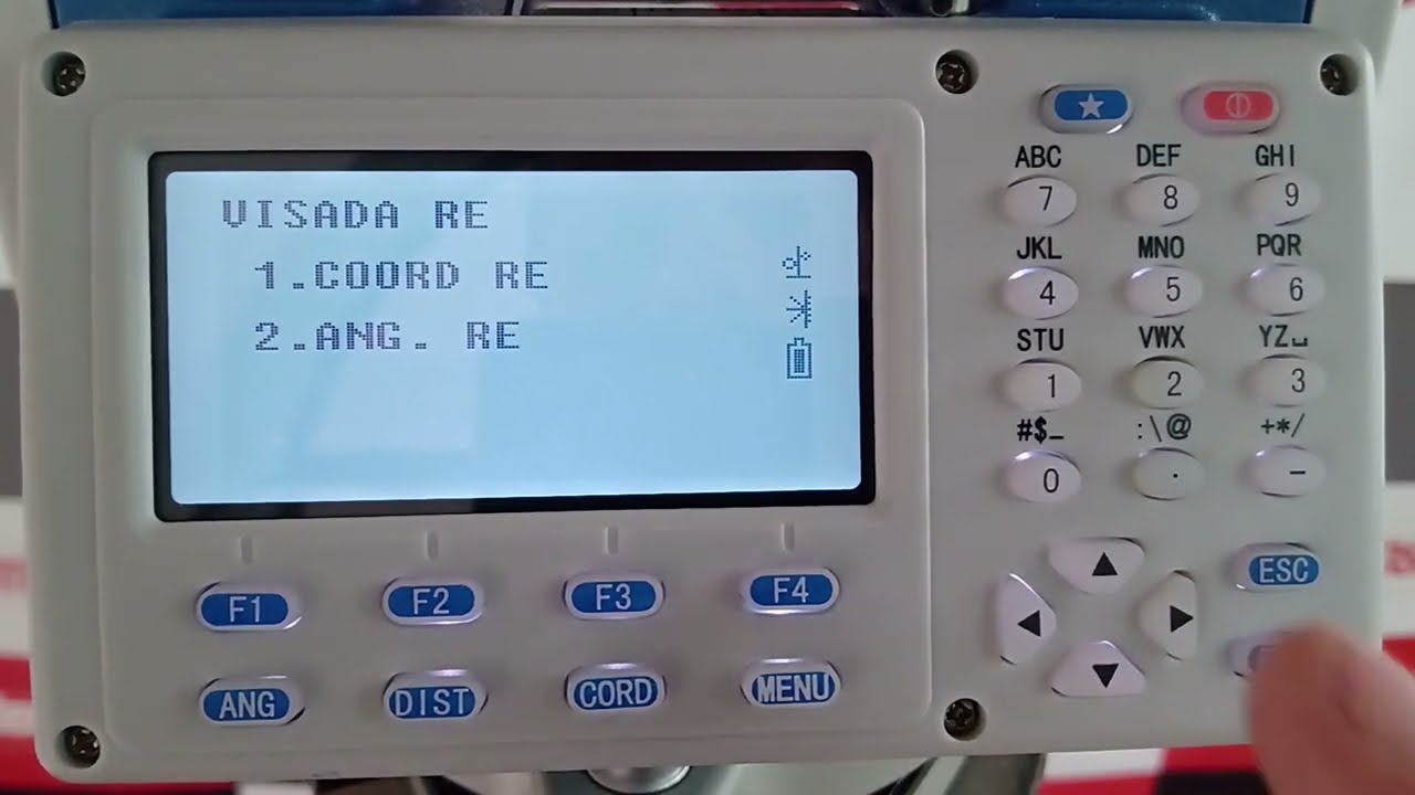 CHC CTS112 - Estacionamiento y orientación del instrumento