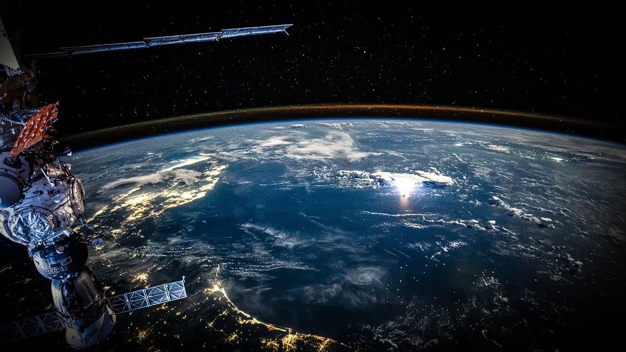 ISS Timelapse - Lightning storm over the Gulf (12 Jul 2025)