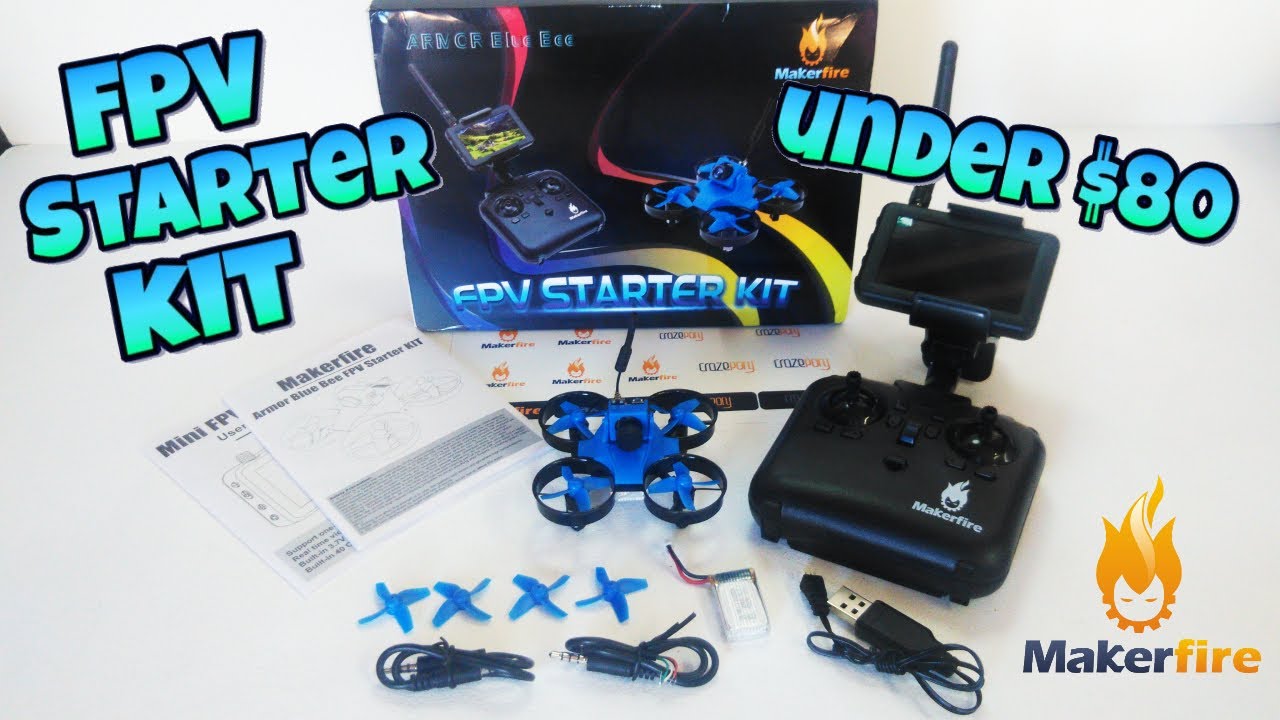 ✅New FPV Whoop Starter Kit for Under $80 | Makerfire ARMOR Blue Bee