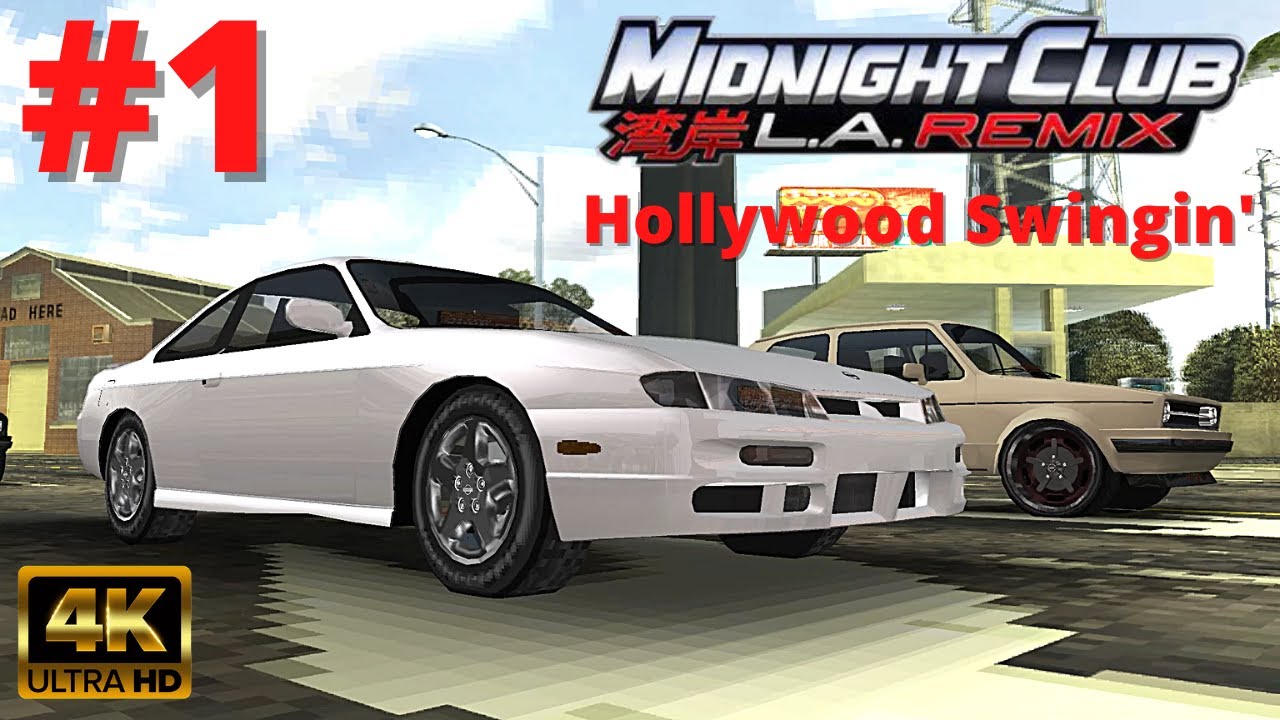 Midnight Club: L.A. Remix [4K60][PSP] - Opening Intro & Part 1 - Hollywood Swingin' (Los Angeles)