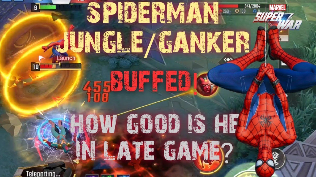 MARVEL SUPER WAR: Spiderman JUNGLE - VERY Long and INTENSE Game!