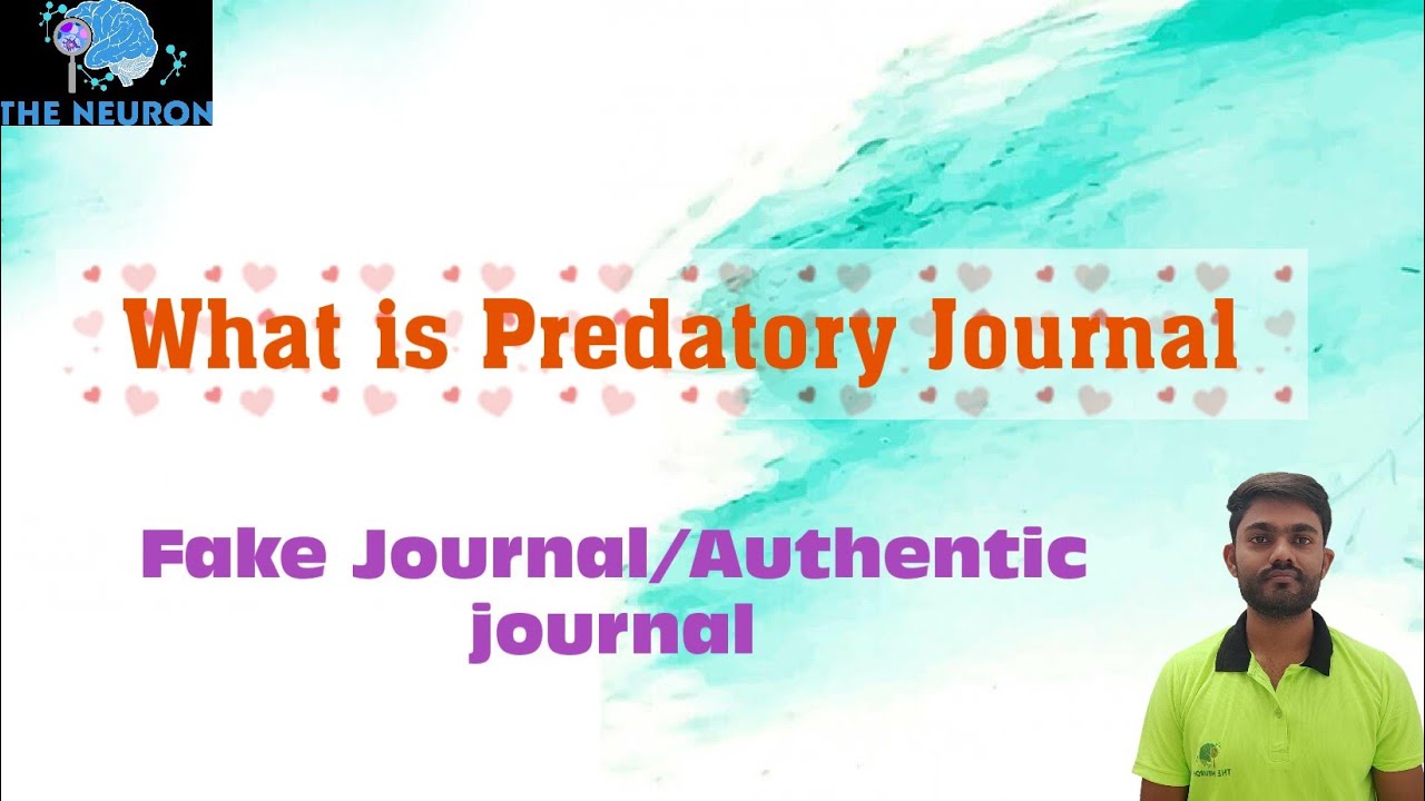 What is Predatory Journals #royalpatel #predatoryjournal