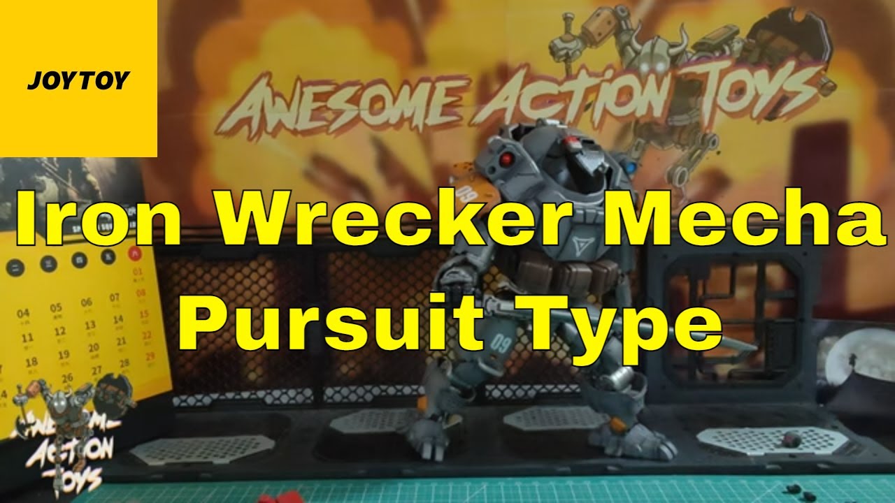 JoyToy Battle for the Stars Iron Wrecker Pursuit Type 1:25 scale mech action figure. 1:18 compatible