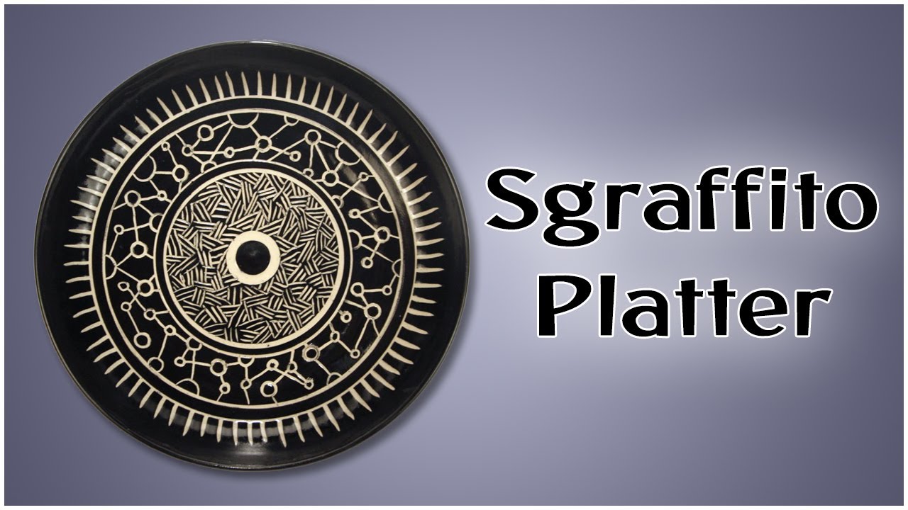 Sgraffito Platter