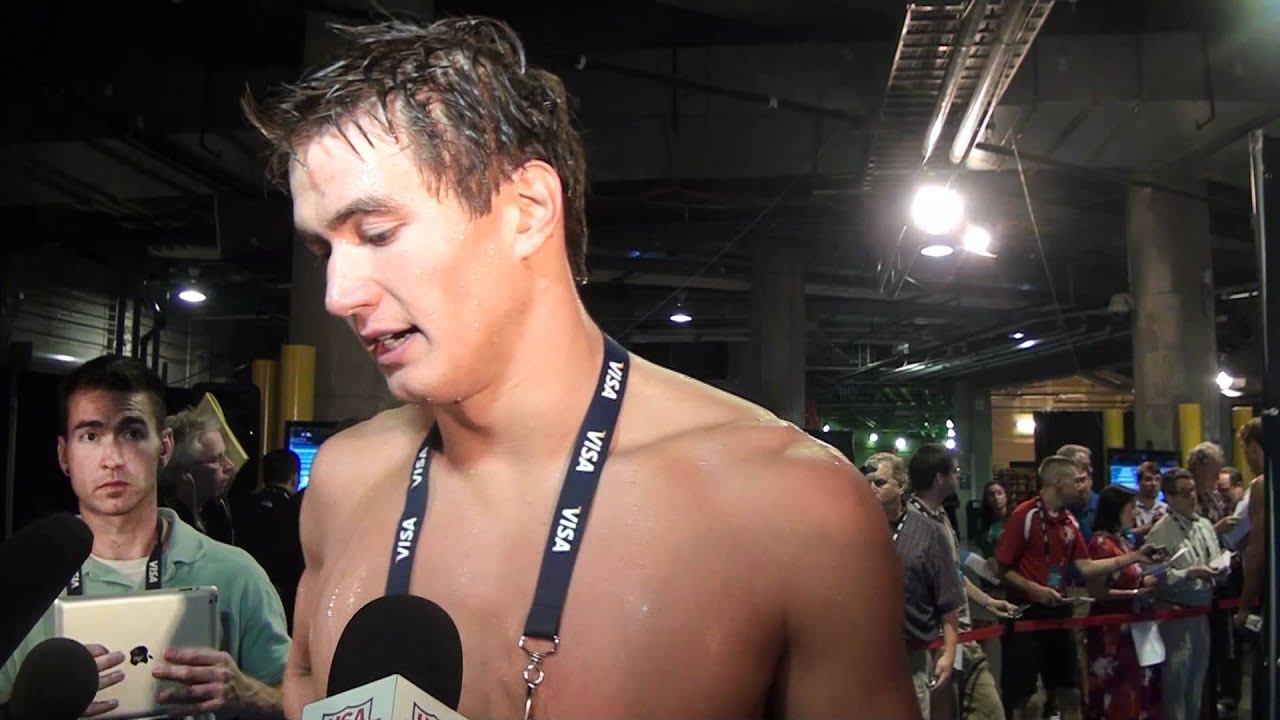 Nathan Adrian   Mixed Zone Interview D5   100 Free