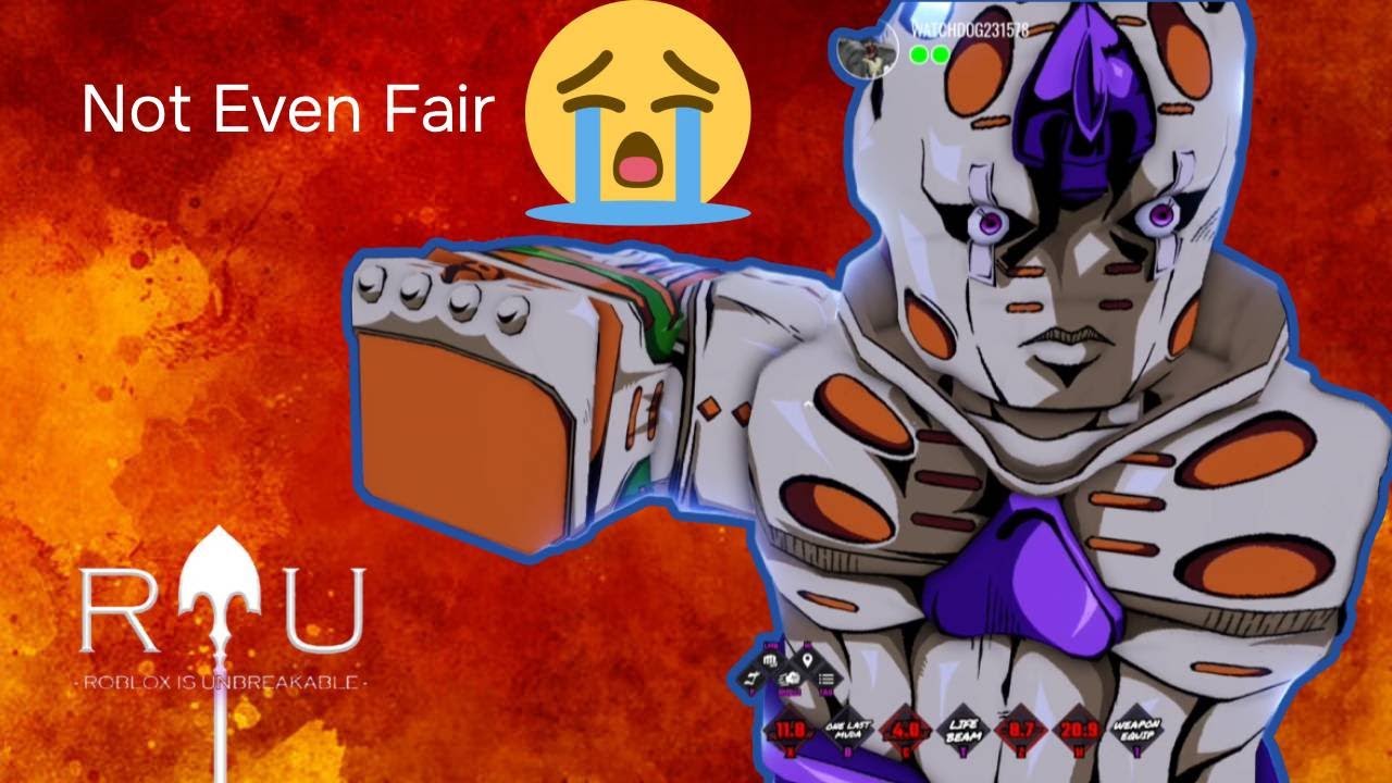 Golden Experience Requiem Is BROKEN In Roblox Is Unbreakable! (Roblox)