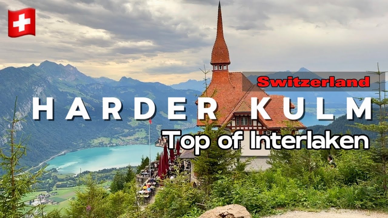 Harder Kulm, Top of Interlaken Switzerland. August 2, 2024
