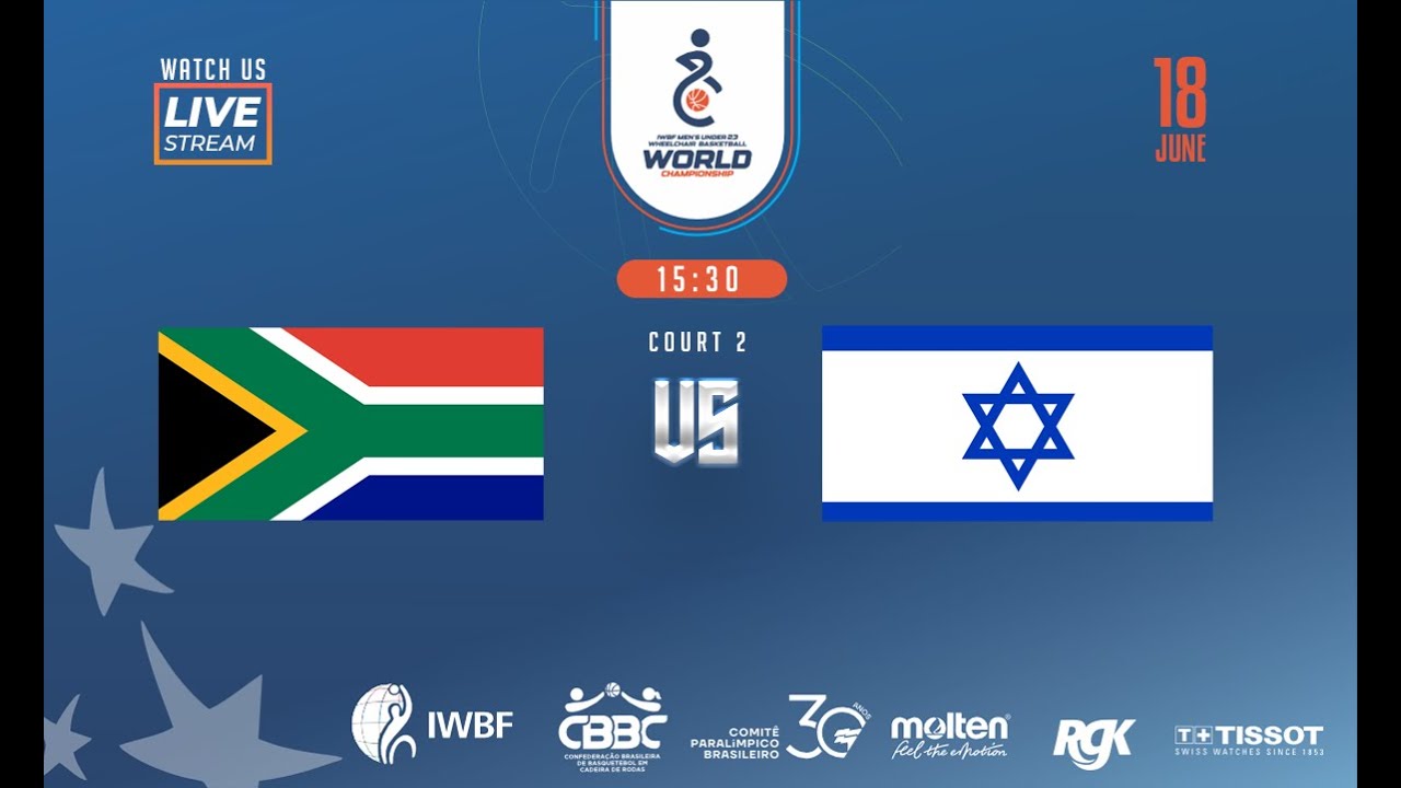South Africa vs Israel | Game 34 | 2025 IWBF U23 World Championship