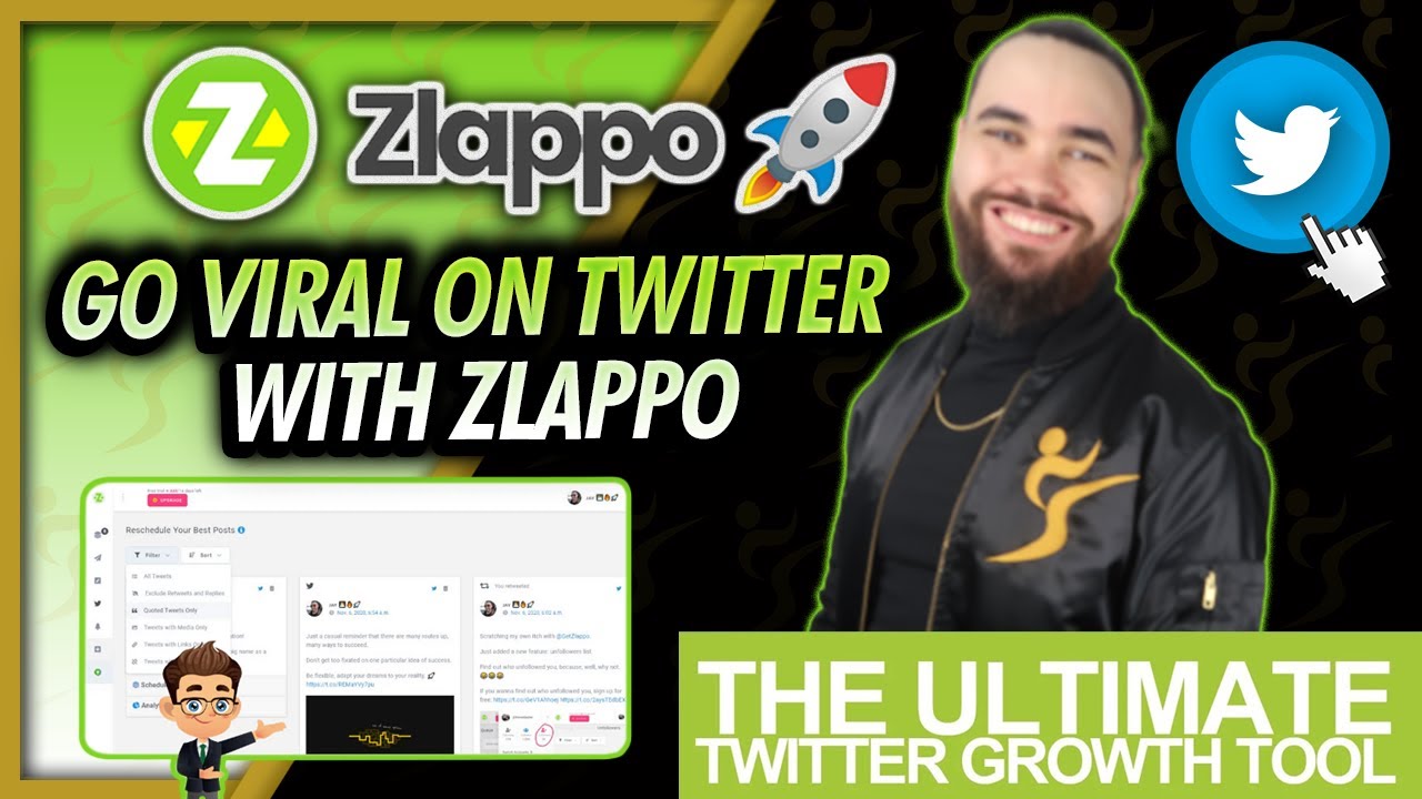 Zlappo Full Review & Complete Guide - The Ulitmate Twitter Growth Tool App Sumo Lifetime Deal 🐣🧵💰