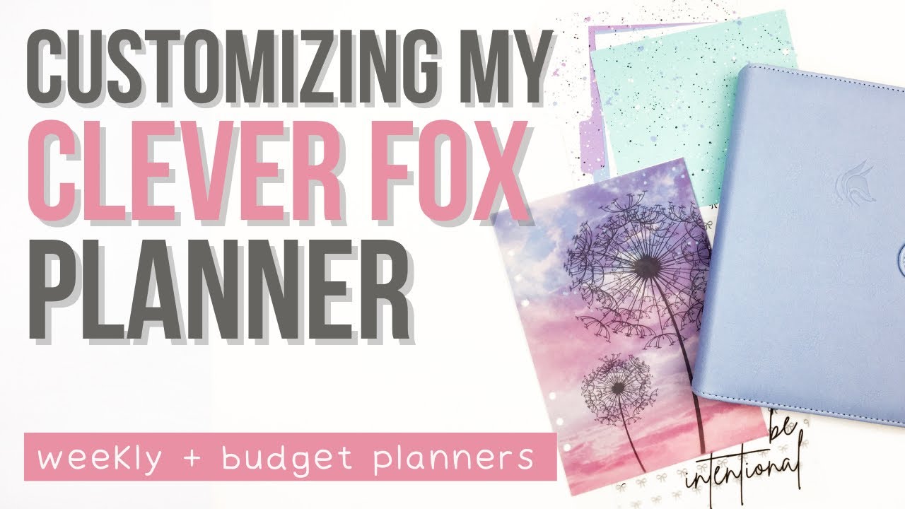 SETTING UP MY CLEVER FOX WEEKLY PLANNER BINDER | Clever Fox Budget Planner Binder