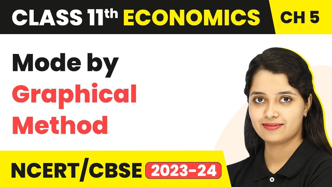 Mode by Graphical Method - Measures of Central Tendency | Class 11 Economics - Statistics