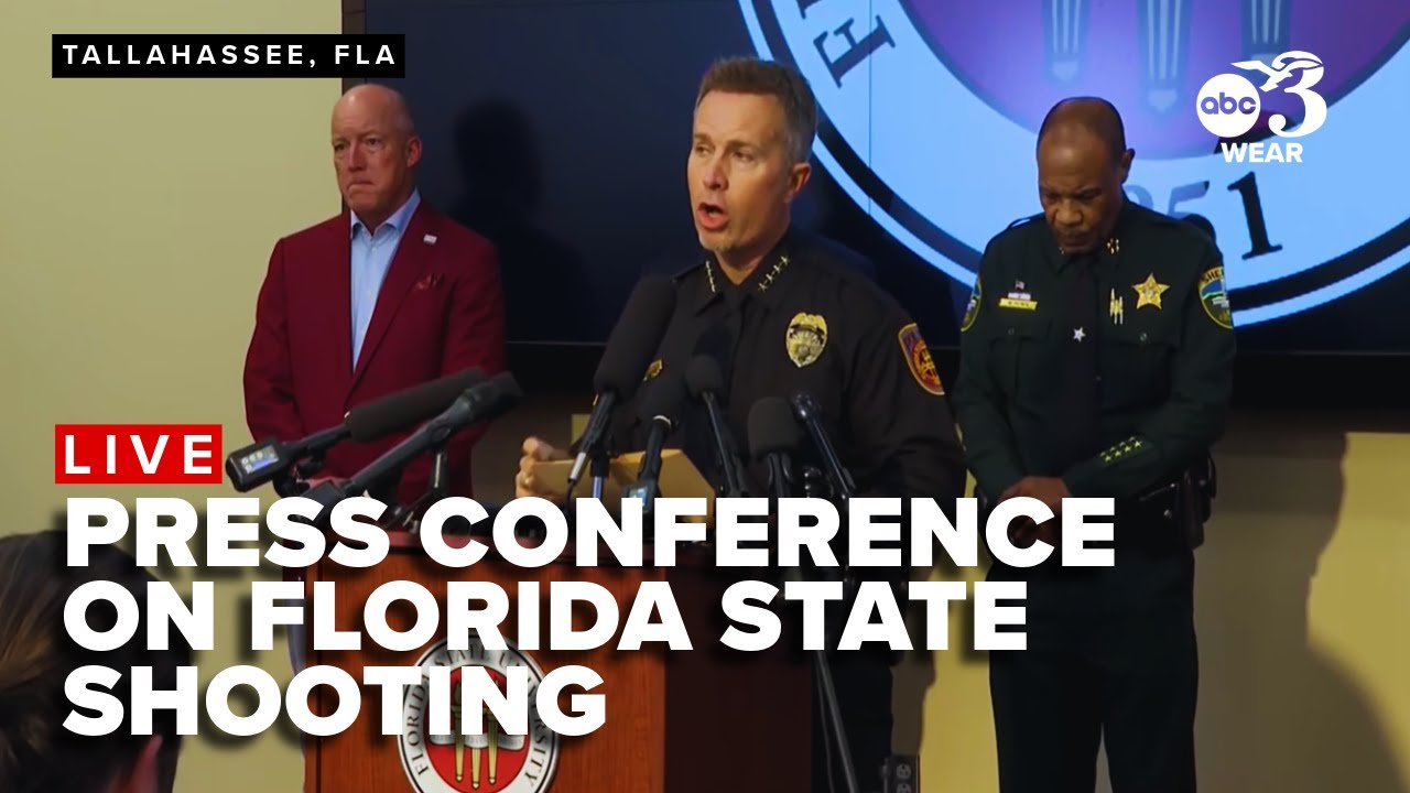 Law enforcement press conference on Florida State University shooting