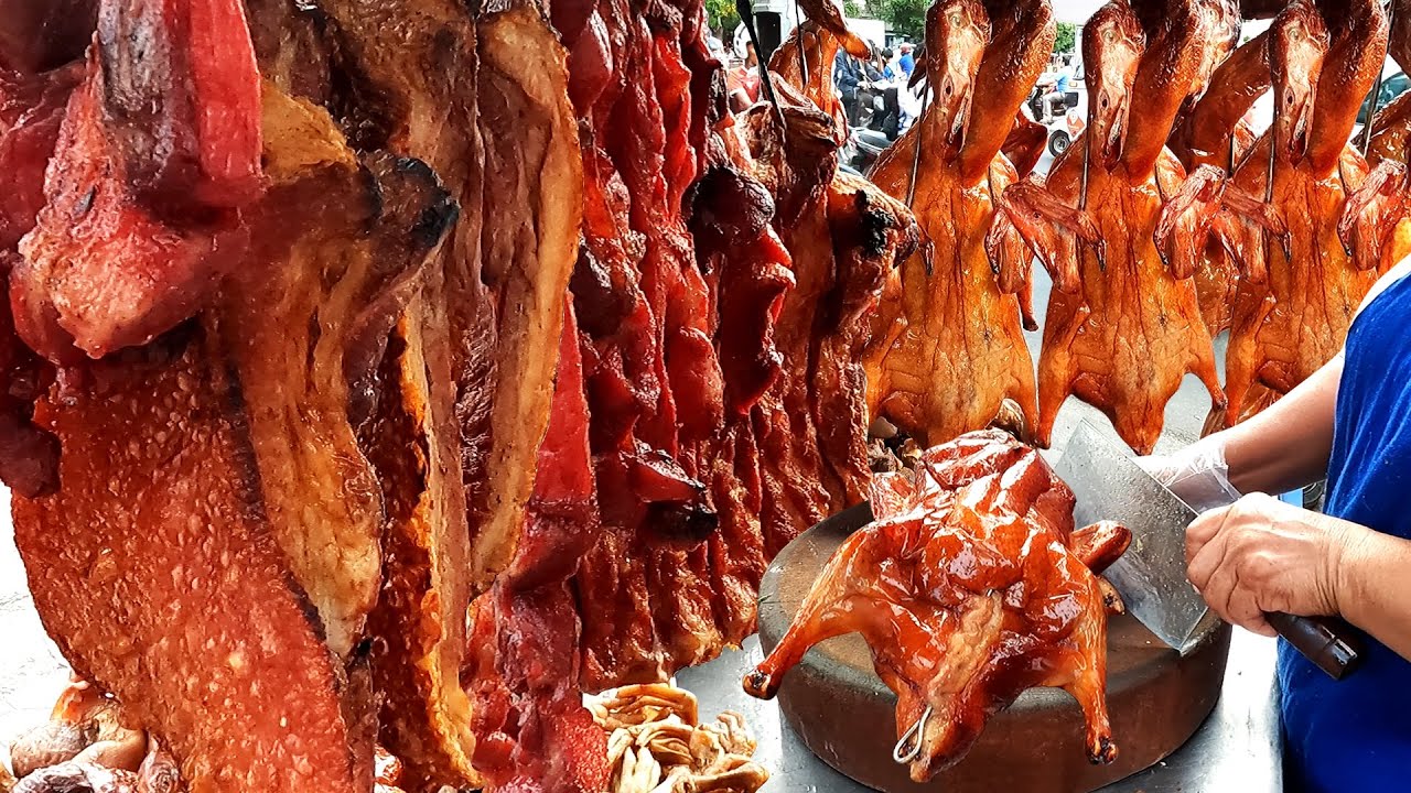Sold out every day! BBQ pork, braised pork & roast duck - Yummy