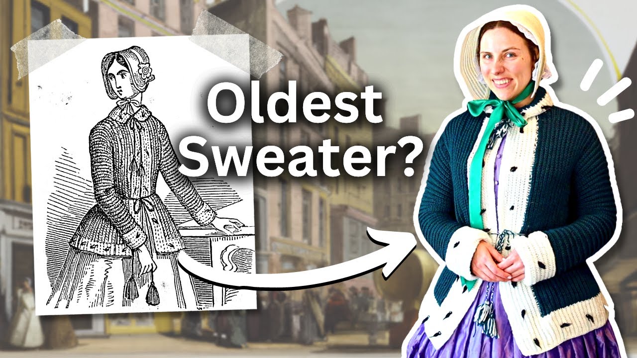 Knitting a 176 year-old Victorian Sweater (or Polka!)