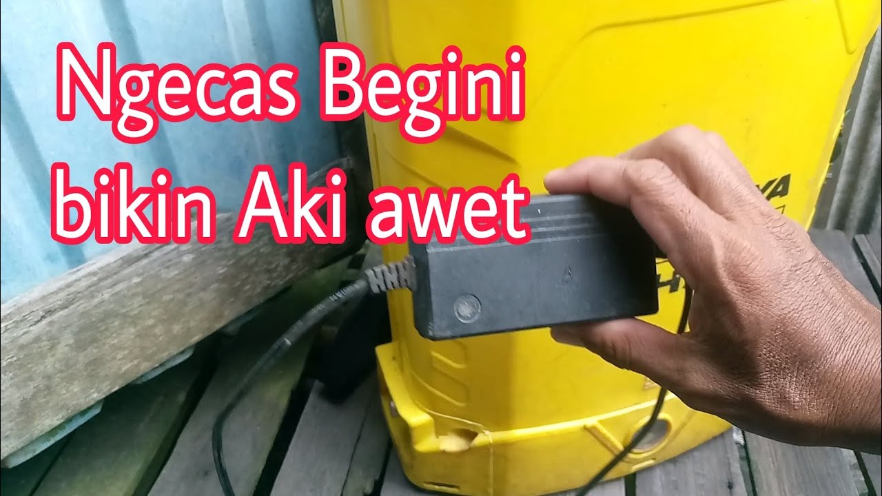 Cara Ngecas Tangki semprot agar awet dipakai
