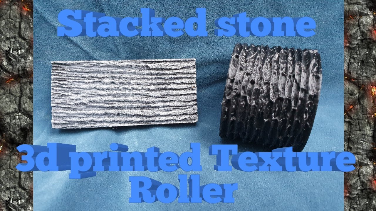#roller #texture Stacked stone roller