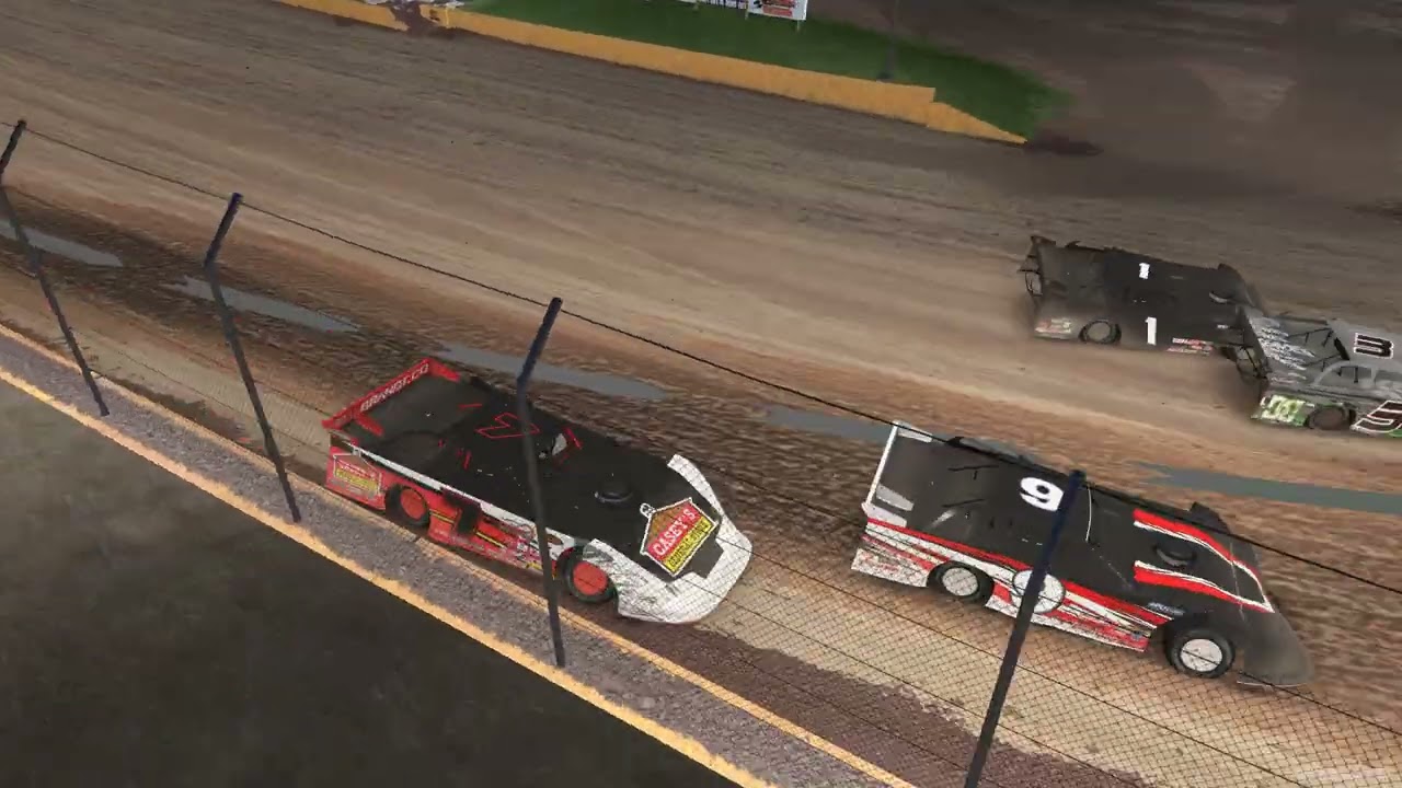 Win @cedarspeedway on iRacing in the limited late model