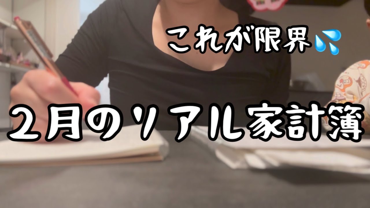 減給前の家計簿公開/頭を抱える主婦の生活費💸