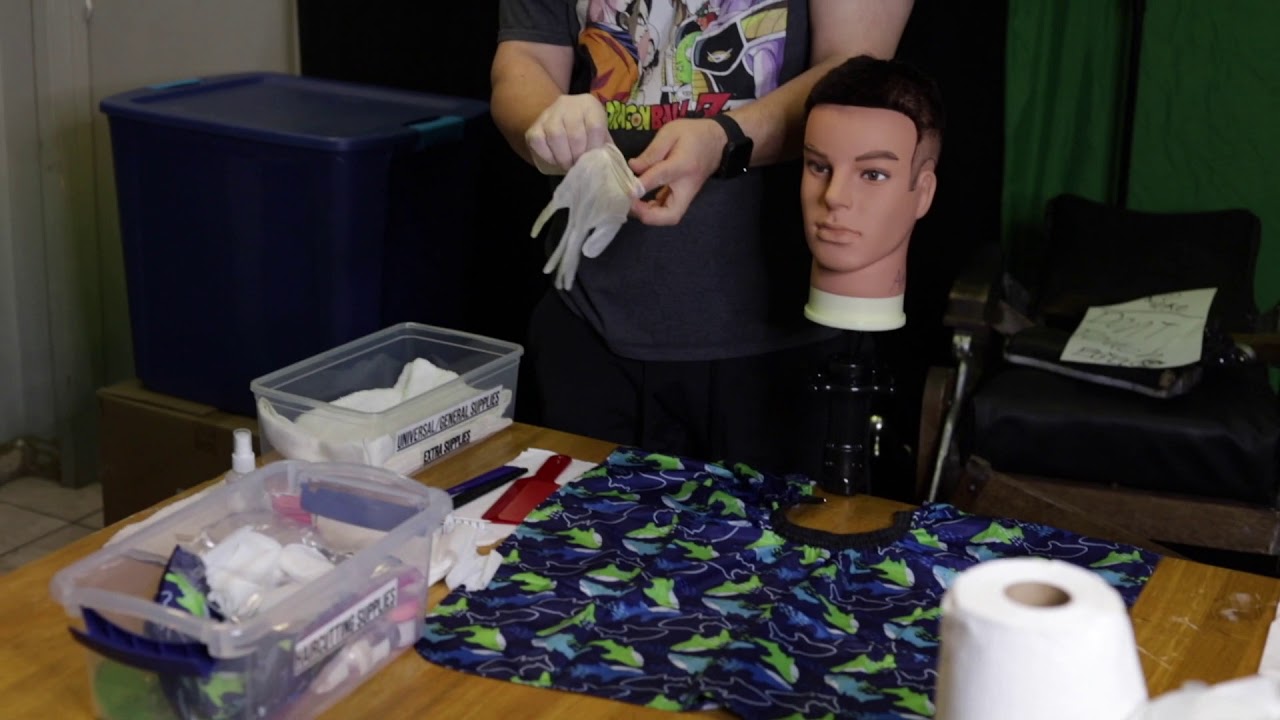 Barber practical test in Spanish
