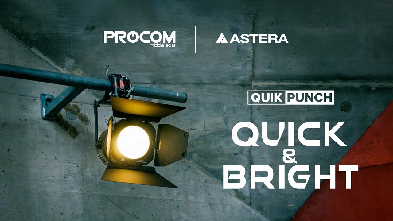 Astera | QuikPunch Review & Demo | Compact Battery Spotlight with CRMX & IP65