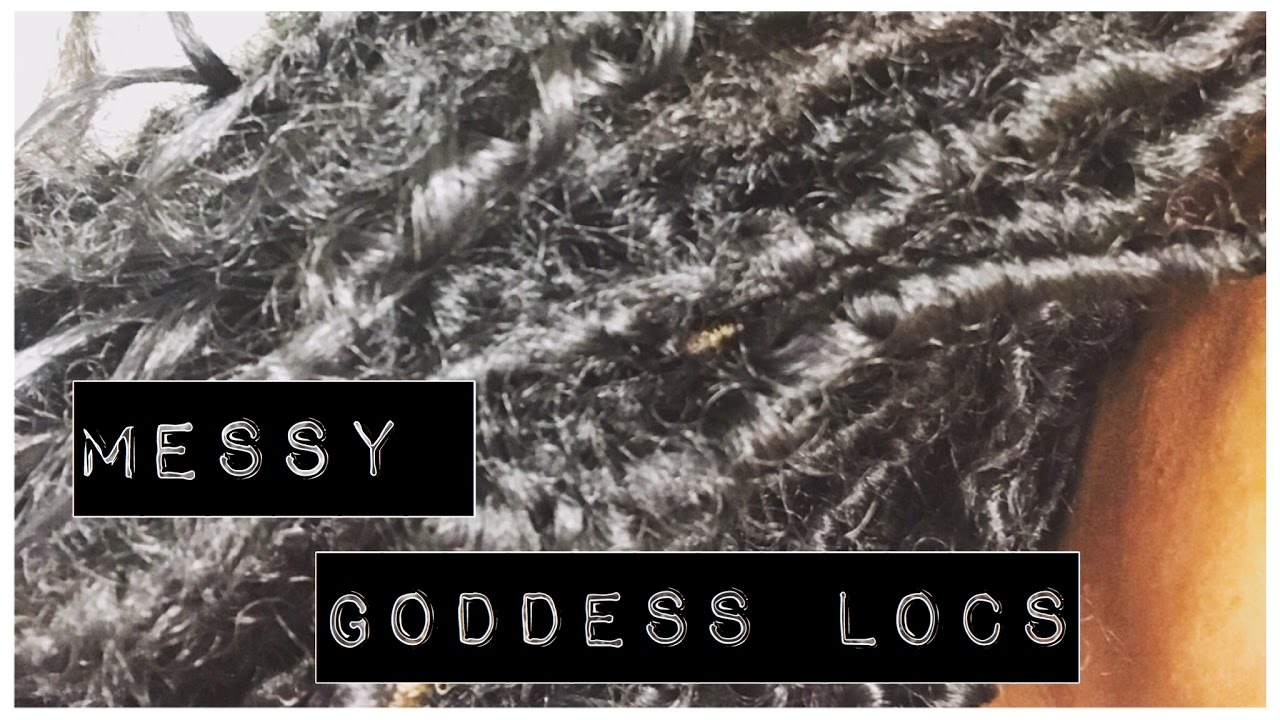 How To| Messy Distressed Goddess Locs.!