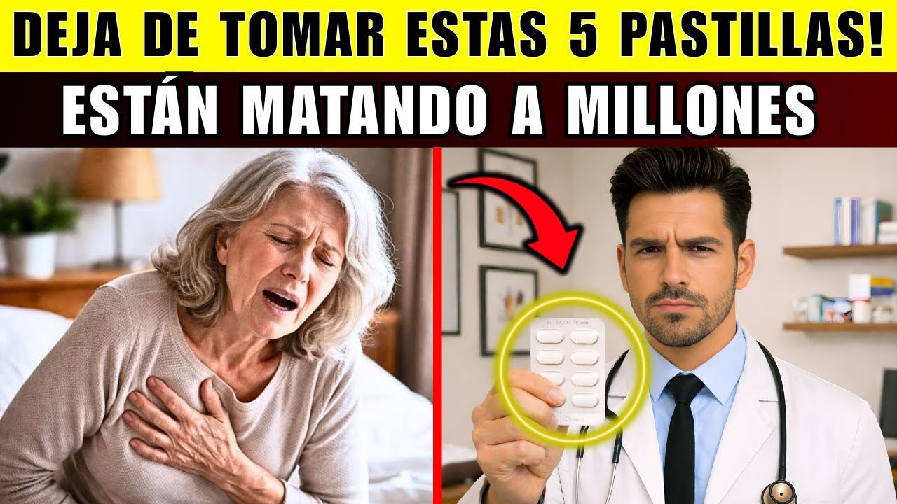 Cardiólogo Advierte: ¡Estas 5 Pastillas COMUNES Están MATANDO el Corazón Sin Que Lo Sepas!