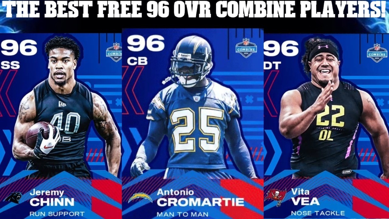 THE BEST FREE NFL COMBINE 96 OVR BND CHAMPIONS TO PICK! HOW TO GET UNLIMITED COMBINE TOKENS NOW!