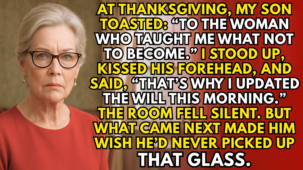On Thanksgiving, My Son Toasted: To The Woman Who Taught Me What Not To Become—I Left Him One Dollar