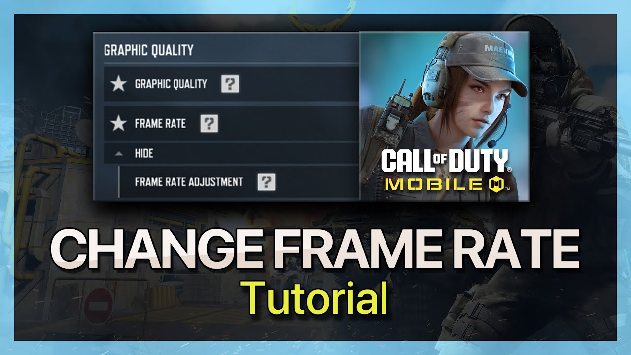 How To Change Frame Rate (FPS) in COD Mobile
