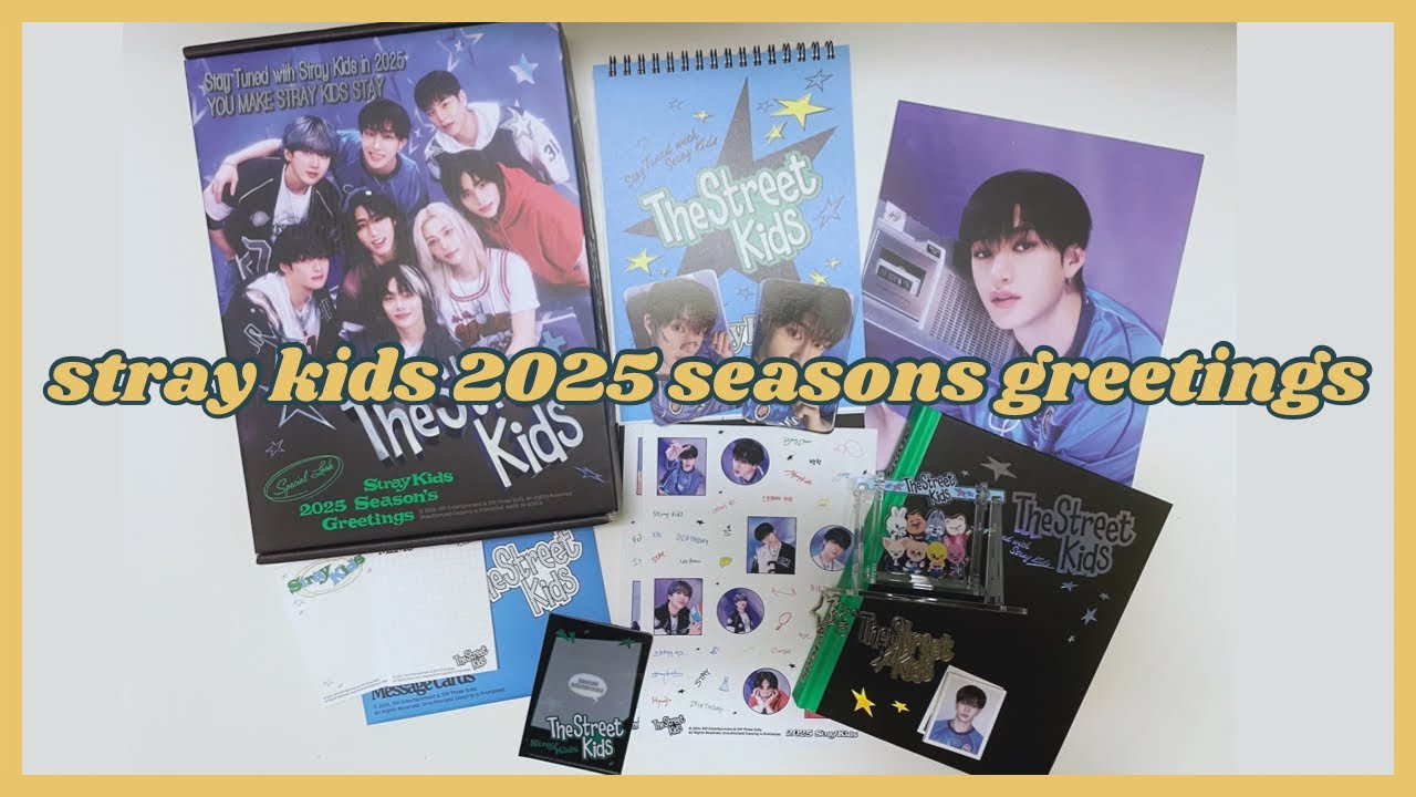 stray kids 2025 seasons greetings unboxing