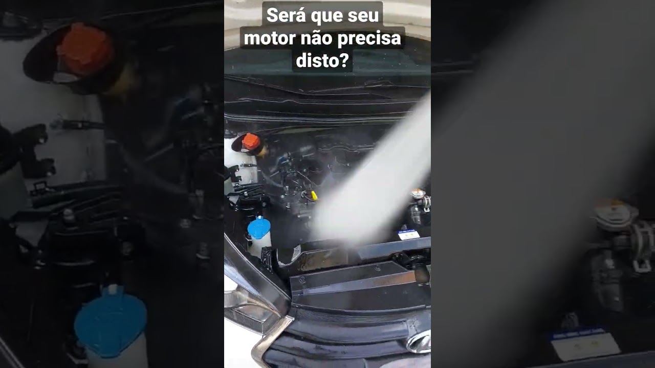 carro novo tamb&eacute;m se lava #hb20 #hundai #motor #lavagem #mecanica #mec&acirc;nico