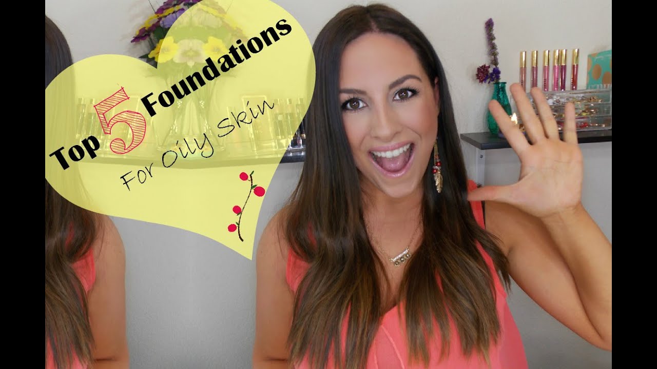 Top 5 Foundations For Oily Skin║Drugstore (2015)