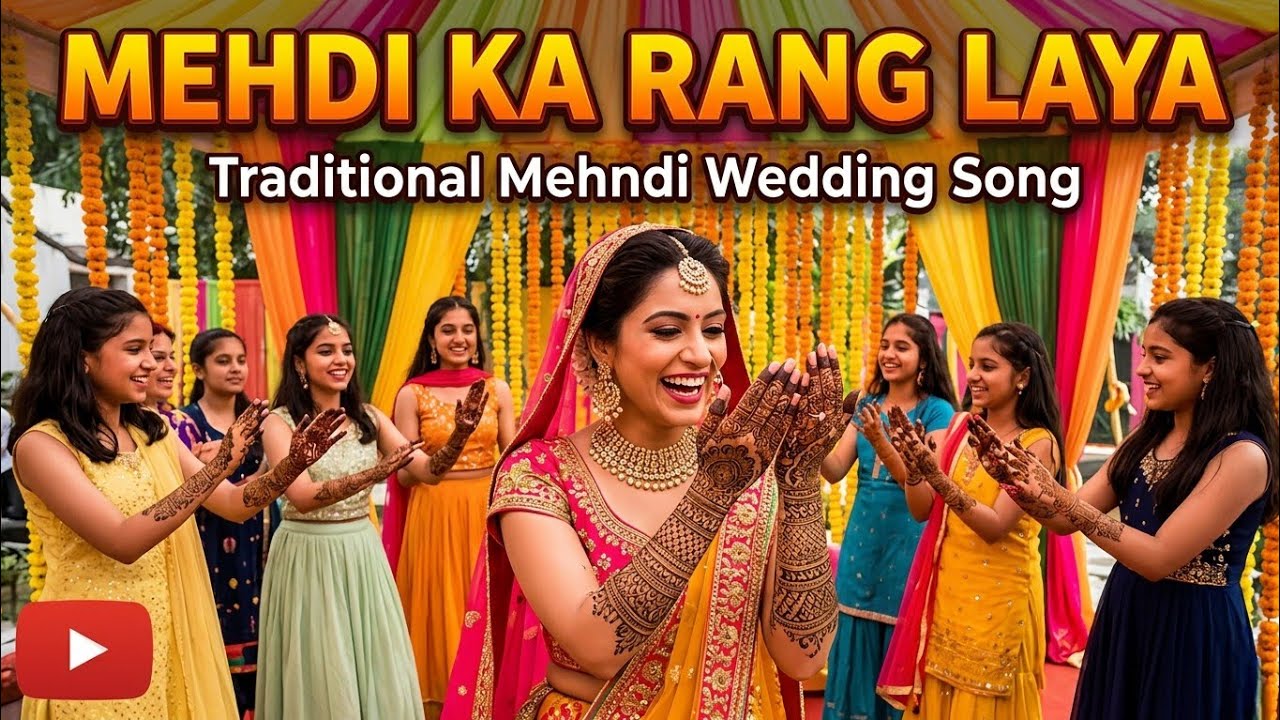 Mehndi Ka Rang Laya | New Mehndi Ceremony Special Song 2026 #mehndisong #mehndi