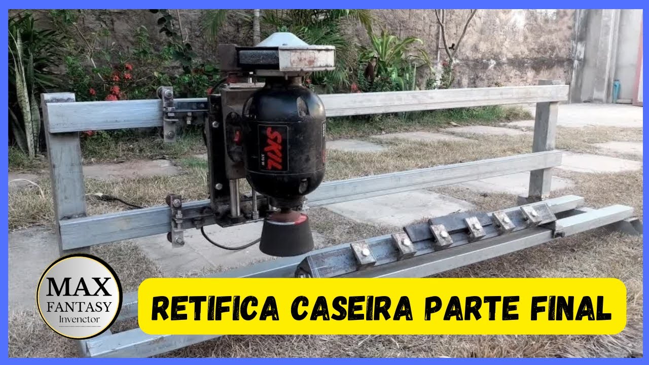 Meu torno mecânico caseiro. Retifica caseira parte Final \Max Fantasy Invenções|