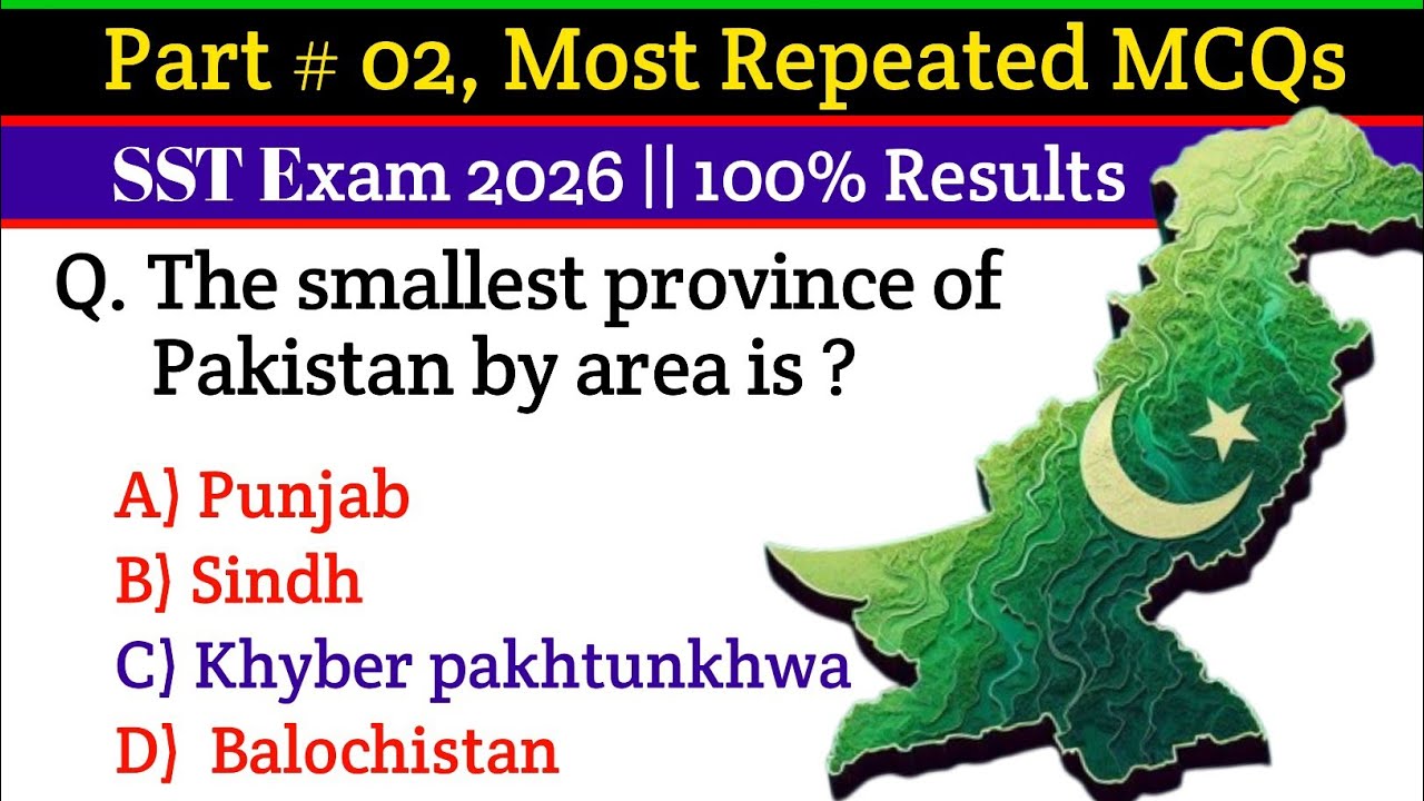 part # 02 ||Top 25 MCQs for SST Exam Preparation | General Knowledge, Science & Pedagogy