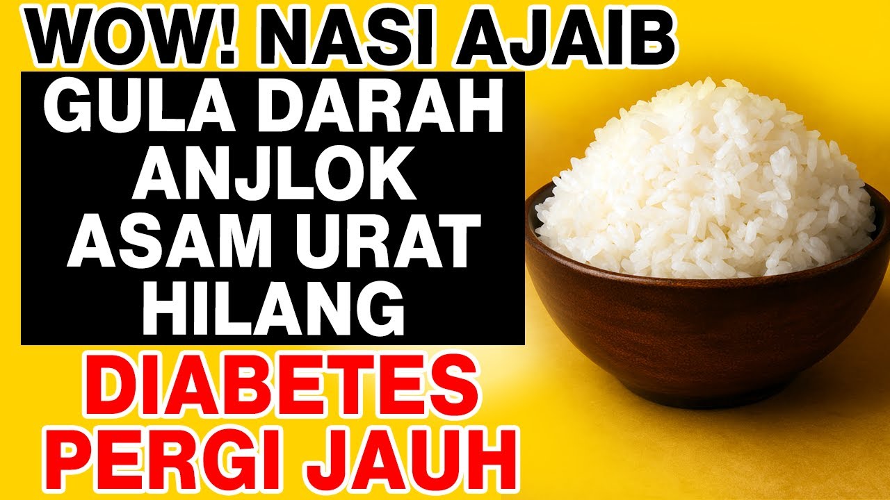 Dokter Kaget! Cara Makan Nasi Sederhana Ini Bantu Banyak Lansia Kendalikan Gula Darah & Asam Urat!