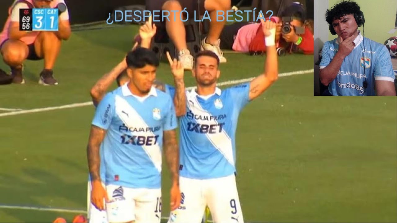 SPORTING CRISTAL GANA 3-1 EN LA TARDE CELESTE.