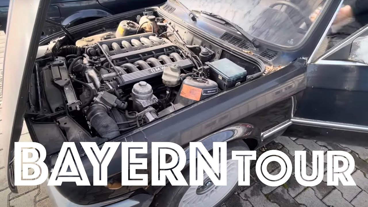 Ich will den E30 V12 starten / fahren !? Bayerntour 4