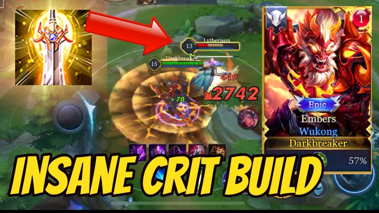INSANE WUKONG BUILD MAXIMUM CRIT DAMAGE 😲 | AoV | 傳說對決 | RoV | Liên Quân Mobile | 펜타스톰