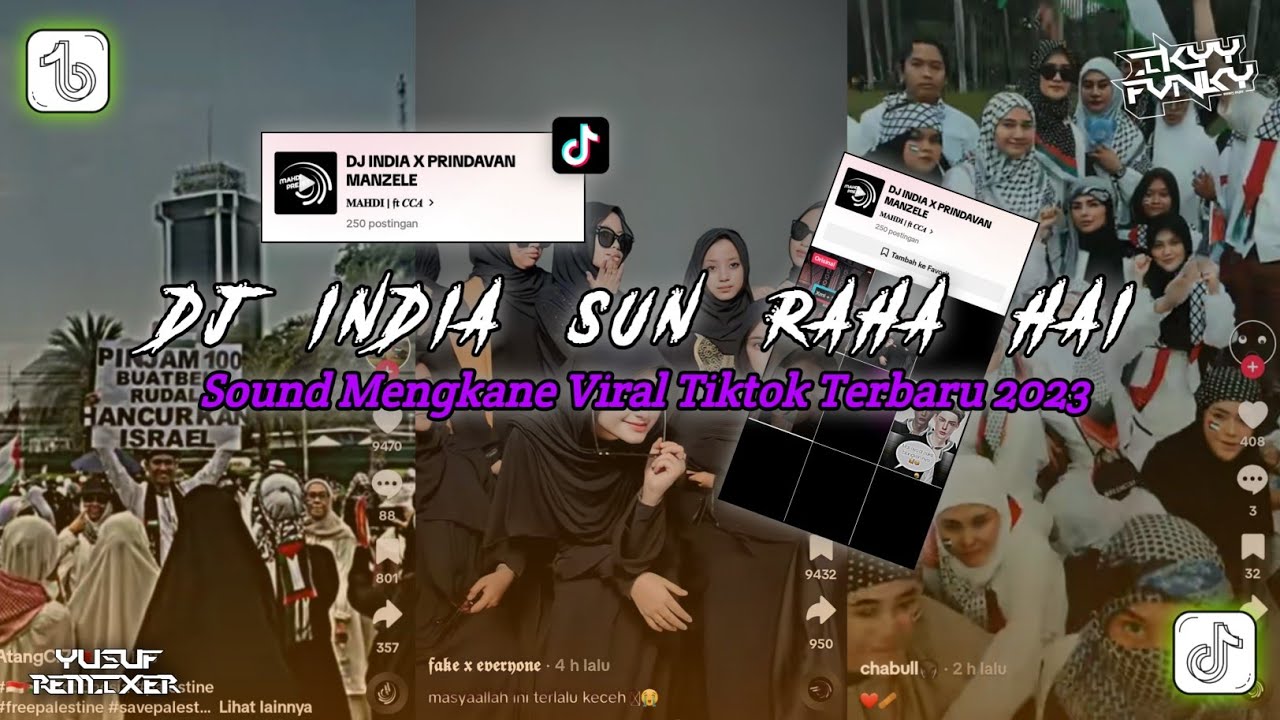 DJ INDIA SUN RAHA HAI X PRINDAVAN MANZELE | Sound MAHDI | ft CCA Viral Tiktok Terbaru 2023