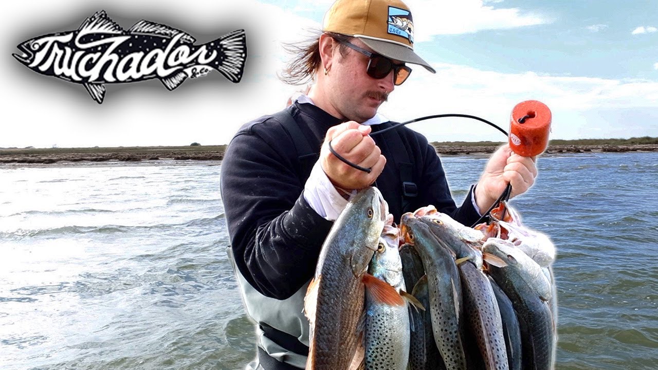 Wade Fishing Port Mansfield for Speckled Trout & Redfish with the Truchador & Co Crew!