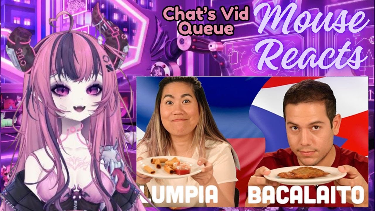 Mouse Reacts to Puerto Ricans and Filipinos Swap Traditional Meals