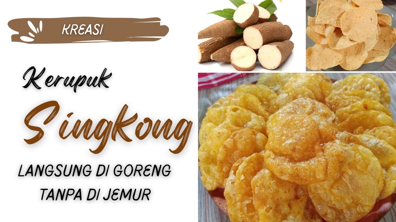 Cara Membuat Kerupuk Singkong Tanpa Di Jemur Langsung Bisa Di goreng