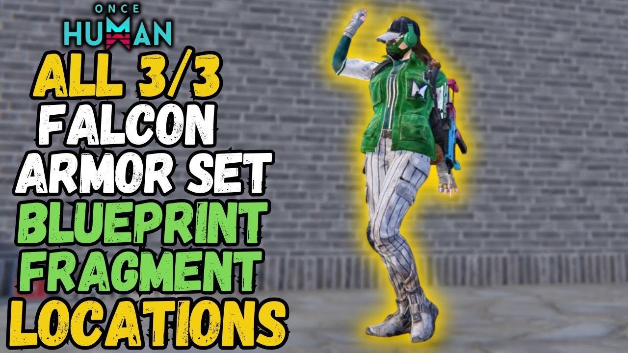 All Falcon Armor Set Blueprint Locations in Once Human