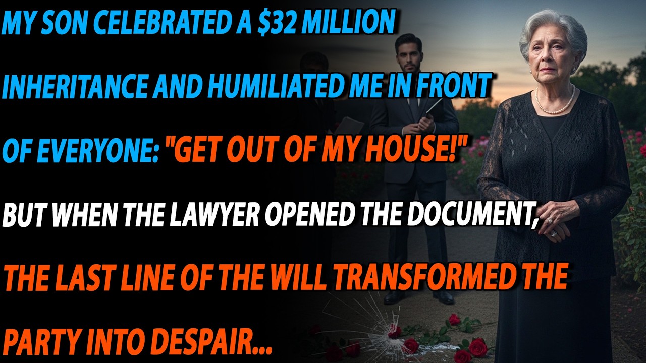 🔥My Son Kicked Me Out After $30M — Then the Will Shocked Everyone!
