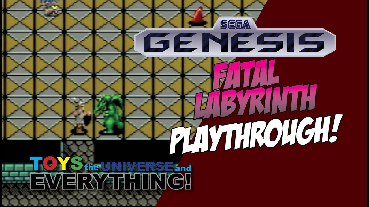FATAL LABYRINTH for SEGA Gensis Complete Play Through