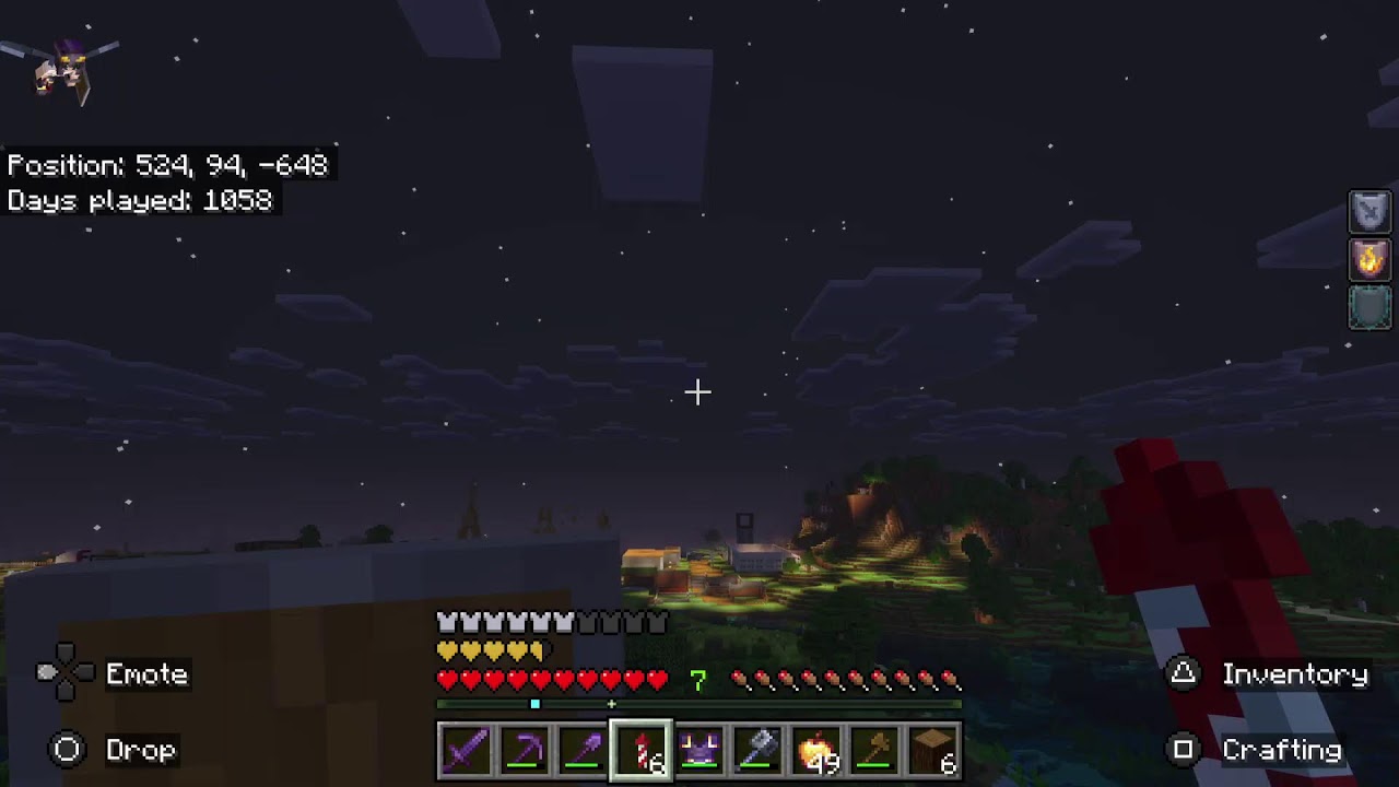 Playing my friends minecraft SMP