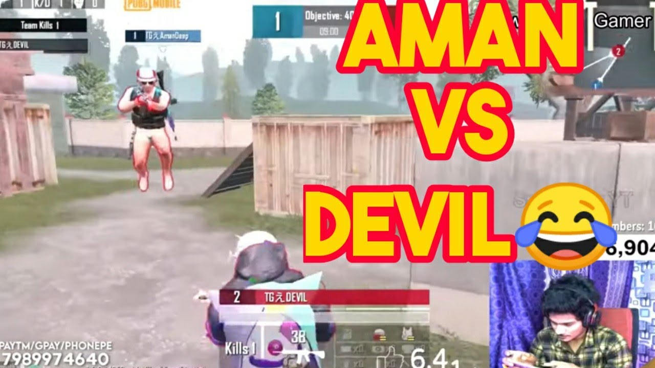 Tg Aman VS Tg Devil TDM match || Aman dominating Devil
