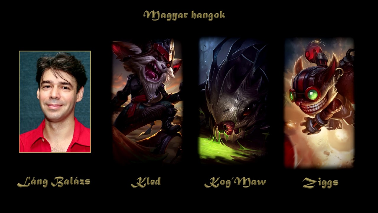 League of Legends magyar szinkronsz&iacute;n&eacute;szek list&aacute;ja