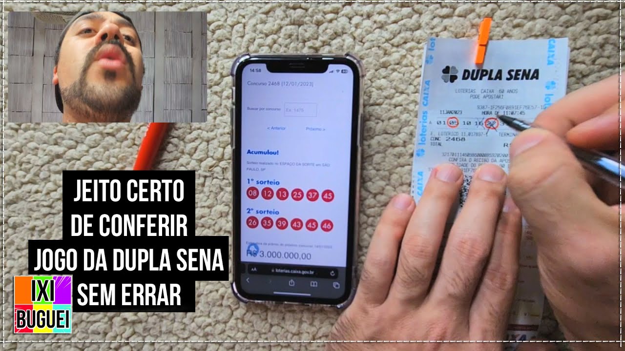 🍀 VEJA O JEITO CERTO DE CONFERIR JOGO DA DUPLA SENA SEM CONFUNDIR OS 2 SORTEIOS